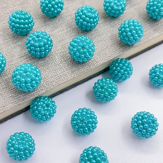 New abs imitation pearl solid Bayberry ball beaded diy clothing headwear accessories beads