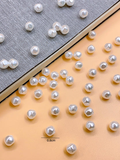 ABS special-shaped highlighter imitation pearl loose beads diy handmade earrings studs bracelet hairpin accessories materials