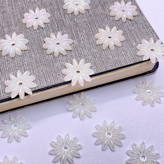 ABS imitation pearl petal leaf Hairpin Step shake diy Hair accessories headdress simulation flower straight hole patch