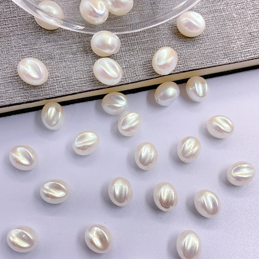 ABS high-grade abnormity straight hole diy jewelry straight hole hand-beaded