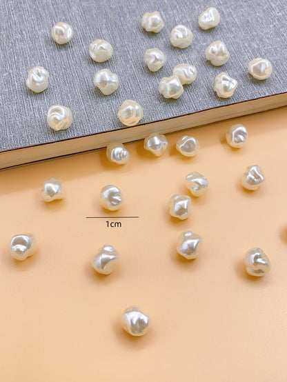 ABS special-shaped highlighter imitation pearl loose beads diy handmade earrings studs bracelet hairpin accessories materials