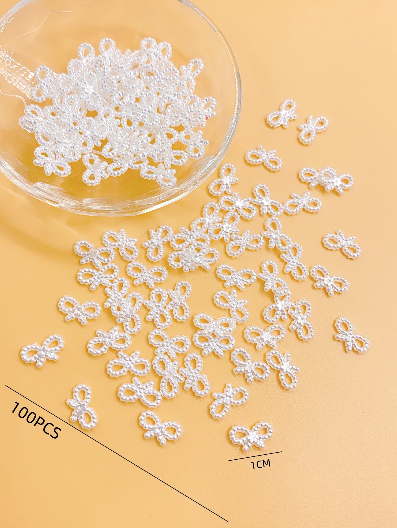 ABS imitation pearl new bead bow accessories diy handmade beading materials